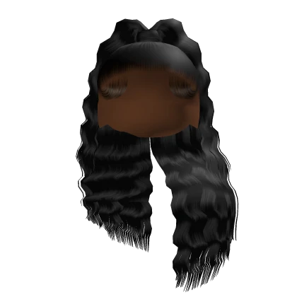 High Wavy Ponytail [Black]
