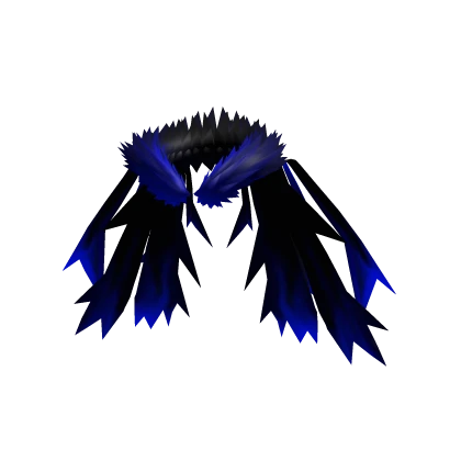 Blue Ripped Villain Cape