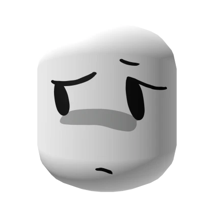 Sad Upset Silly Goober Face [White]