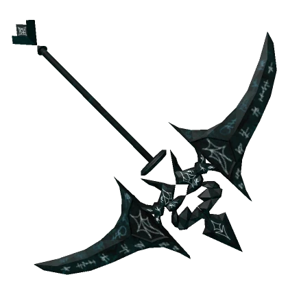 (3 COPY) Black Rune Scythe | Code: RuneScythe08