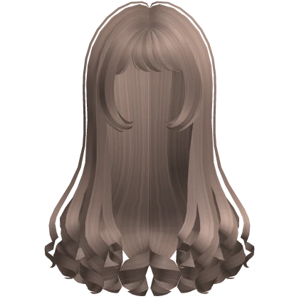 🤍 pretty princess long curly hair light brown