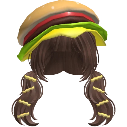 Burger Hat Hair 🍔