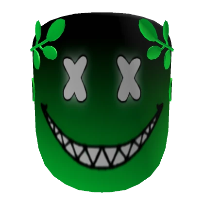 Demon Smile Mask Green