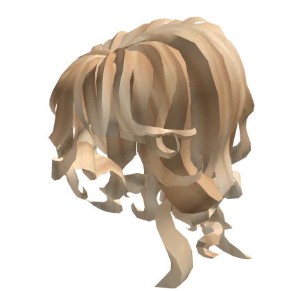 gyaru model blonde curly 