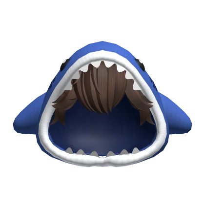 Shark Boy Hood - Brown Hair