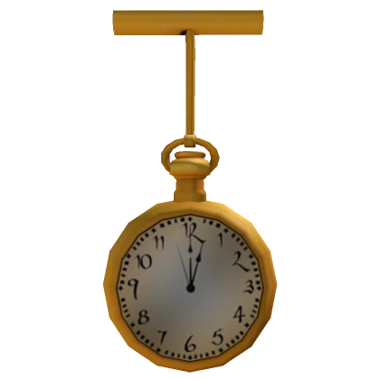 Conductor's Gold Pocket Watch