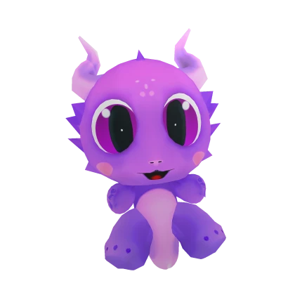 Shoulder Chibi Dragon (Purple)
