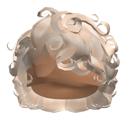 ☆ | Platinum Curly Bixie Cut