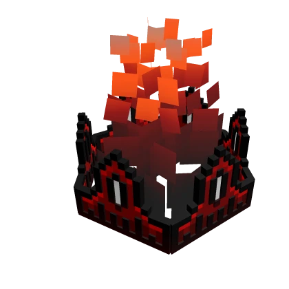 [⏳]Red 8-Bit Pixel Crown [EFFECT]