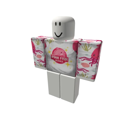 Baju Mancing Pink Fish Mania Squid