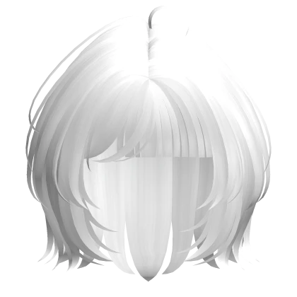 Short Messy Cute Bob Cut (White)