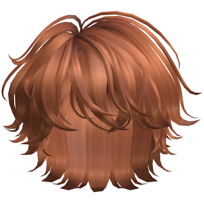 ☆ Messy Fluffy Boy Hair in Orange Ginger