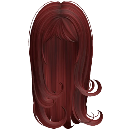 Long Swirly Girly Hair (Red)