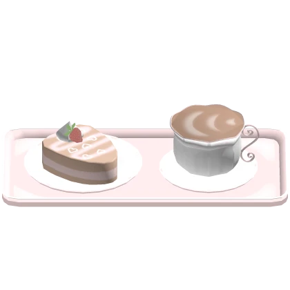 ୨୧ cutecore kawaii maid cake dessert tray