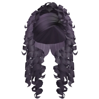 Curly High Ponytail (Purple)