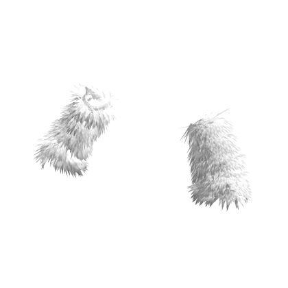 Fluffy White Arm Warmers