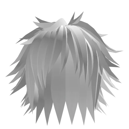 White Scene Wolfcut L Hair ♰