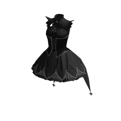 ♾️ Black cute witch dress