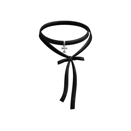 sweet goth ribbon cross