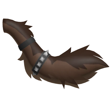 Brown Werewolf Furry Spiked Tail
