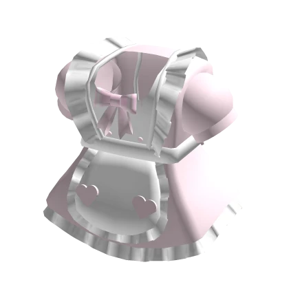 ♡ cutest heart maid dress [pink]