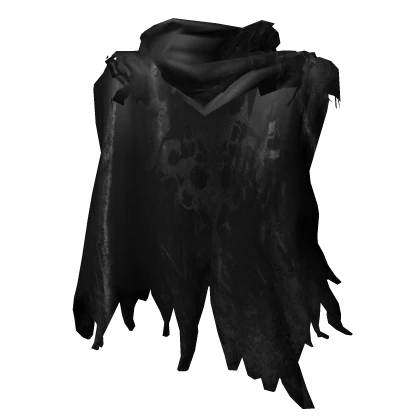 Black Ripped Cape