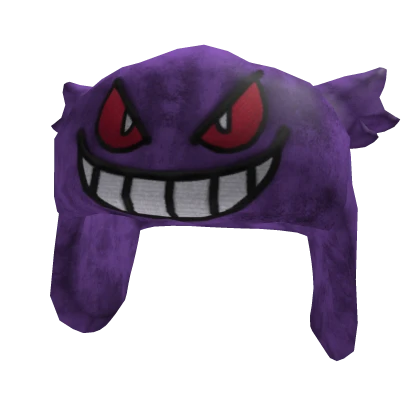 Red Eyed Gengar Ushanka (Purple)