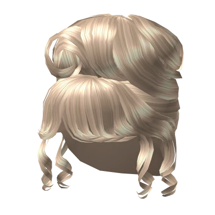 Messy Chic 60's Beehive in Platinum Blonde