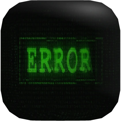 Hacker Error Glitch Head