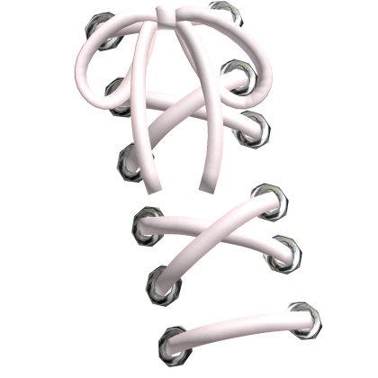 3.0 Shoulder Piercings Pink Laced Bows (Left)