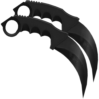 Black Dual Karambits