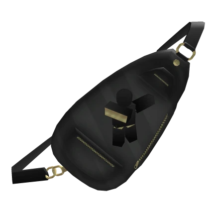 KLOSSETTE Designer Black & Gold Dab Fanny Pack 1.0