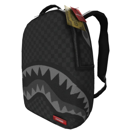 (4.0) Black Sprayground Bookbag