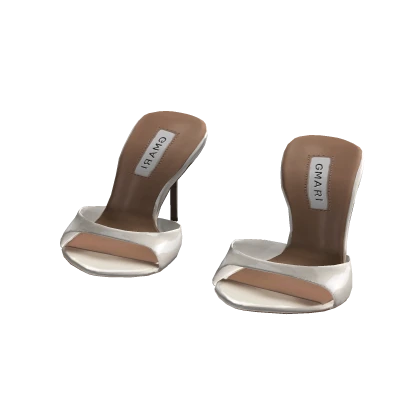 Malibu High Heels White Snow