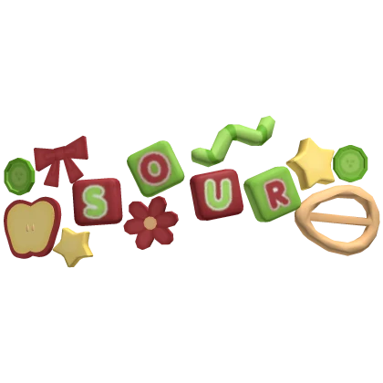 Red Igari Kei Apple Hairclip