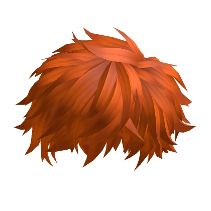 orange Spiky anime boy hair season 24