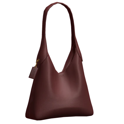 Coach Leather Shoulder Bag Ruby
