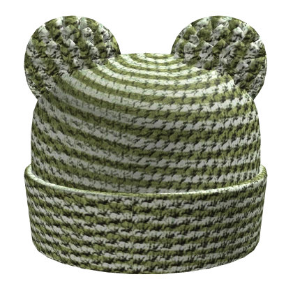 Green Knit Beanie