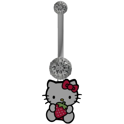 Y2K Hello Kitty Belly Ring