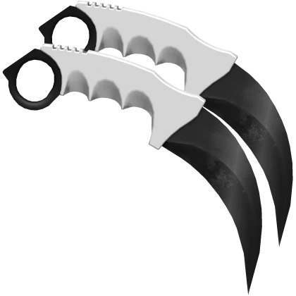 Black & White Dual Karambits