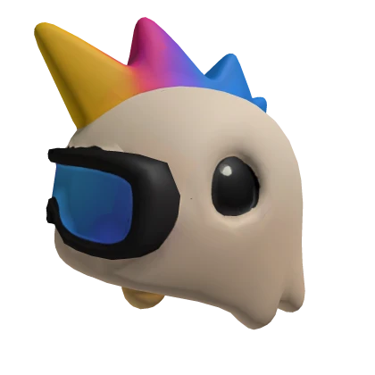 White Unicorn Dino Hat 🦄