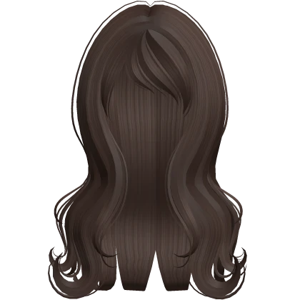 pretty girl long flowy wavy hairstyle brown 