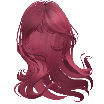♡ Windy Flowing Celestial Hair in Hot Pink