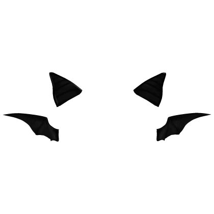 vampire bat ears & wings