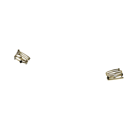 Gold Bangle Clover Bracelets