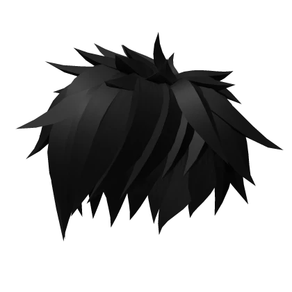 Black Messy Long Hair 12.0