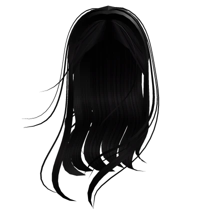 Black Cute Windy Hair