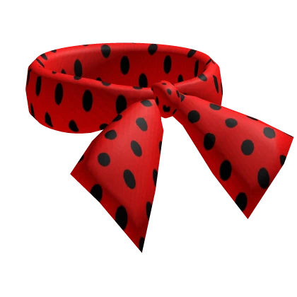 ♡ cute ladybug twee polka dot neck scarf 