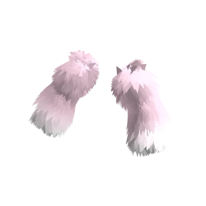 Pink fade fur arm wraps