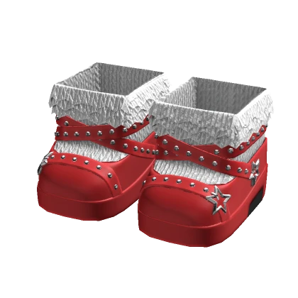 Red Ruffled Doll Platforms 3.0